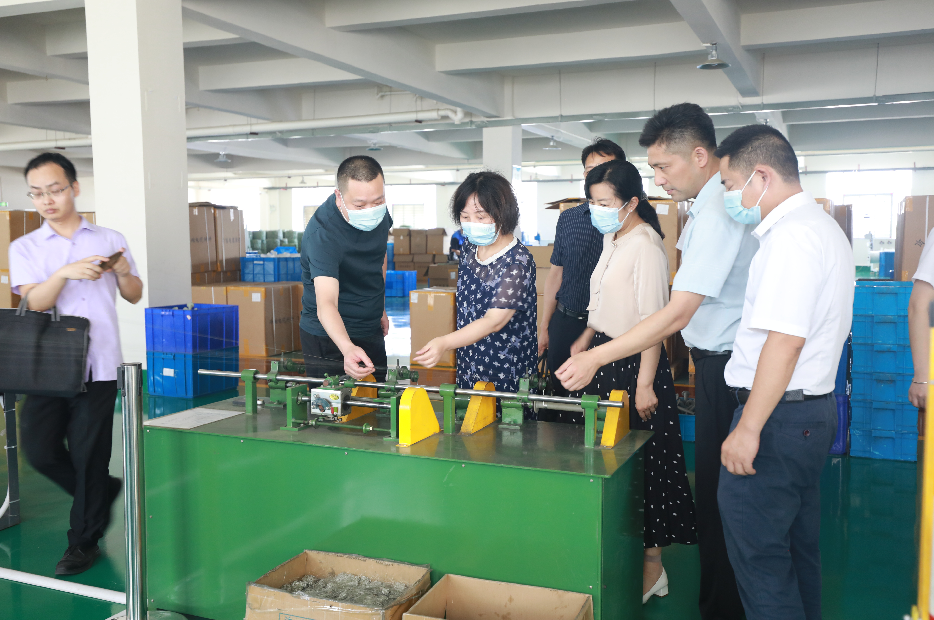 廣水市政協(xié)領(lǐng)導張慧玲、楊華到德樂(lè )電力調研考察